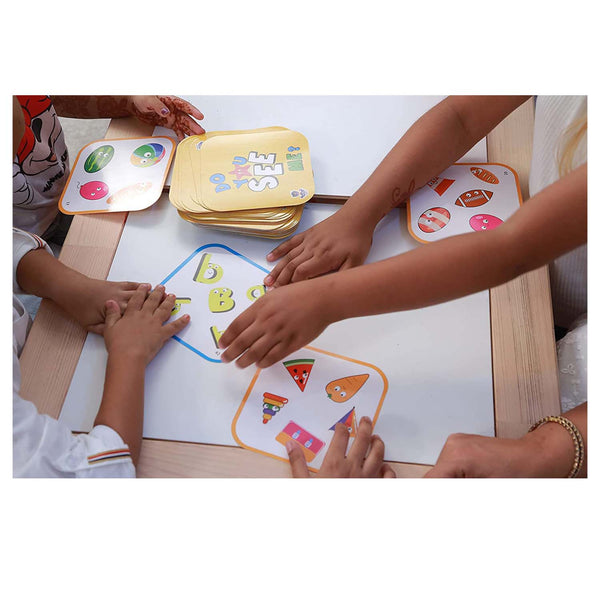 Thick Flash Cards for Toddlers | Shapes, Colors, Numbers & Alphabets (Ages 1-5 yr)