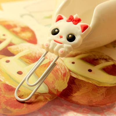 Cute Cartoon Characters Paper Clip Bookmark - Chirukaanuka