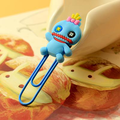 Cute Cartoon Characters Paper Clip Bookmark - Chirukaanuka