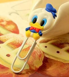 Cute Cartoon Characters Paper Clip Bookmark - Chirukaanuka