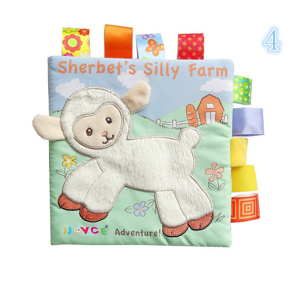 Baby early education book cloth book puzzle book three-dimensional cloth book - Chirukaanuka