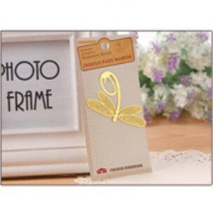 Mini Cute Gold Metal Bookmark - Chirukaanuka