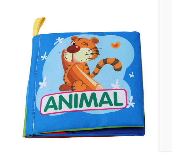 Baby Early Childhood Book Cloth Book Puzzle Tear Bad Early Learning Palm Book - Chirukaanuka