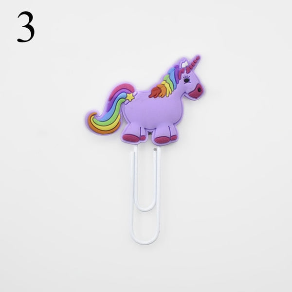 Creative Unicorn Bookmark Paper Clip - Chirukaanuka